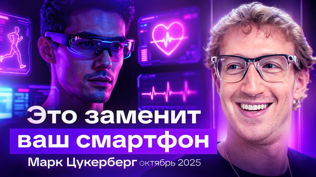 Марк Цукерберг показал "Нейроповязку": управление ИИ без голоса и жестов