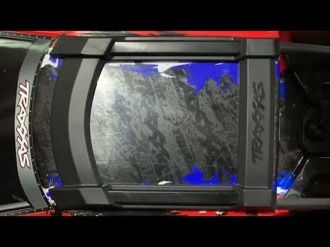 Traxxas XMAXX roof skid plate install