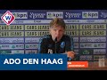 Fons Groenendijk (ADO) over revanche nemen op Fortuna - OMROEP WEST SPORT