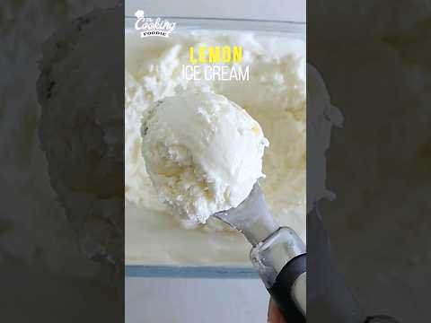 3-Ingredient Lemon Ice Cream 🍋