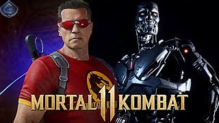 Mortal Kombat 11 Online - AWESOME TERMINATOR COMBOS!