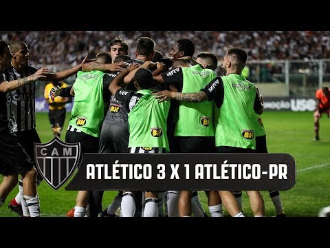 Atlético 3 x 1 Atlético-PR - confira os melhores momentos da vitória do Galo