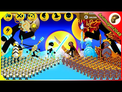 ELITE FINAL BOSS SHOWDOWN: VOLTAIC ARMY VS LAVA LORD WRATHNAR | Stick War Legacy Mod | Animugen2048