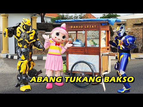 ABANG TUKANG BAKSO versi REMIX - Lagu Populer | Badut Lucu Jual Bakso Pinter Joget!