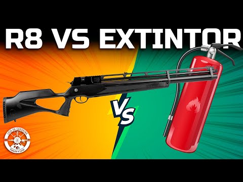 R8 x Extintor - Poder de Penetração da Rossi R8 5.5mm Alto Fluxo 275 BAR