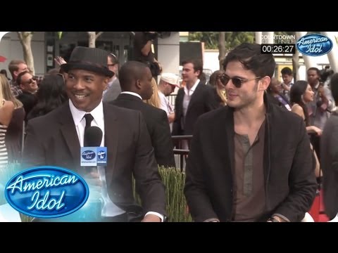 Ray Chew and Brady Cohan at the Finale Pre-Show - AMERICAN IDOL SEASON 12