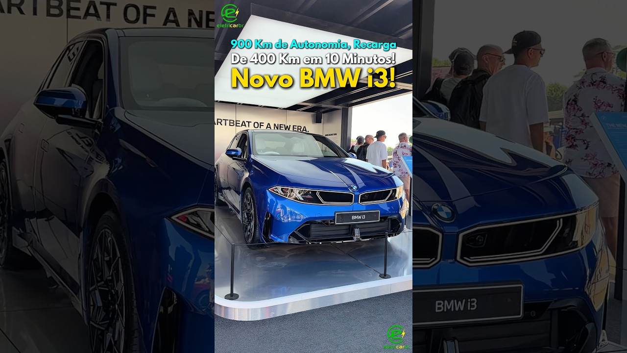 Até 900 km de Autonomia nos Testes Internacionais: BMW i3 MUDOU POR COMPLETO!