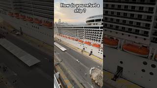 जहाज में ईंधन कैसे भरते हैं? #cruise ship #ship