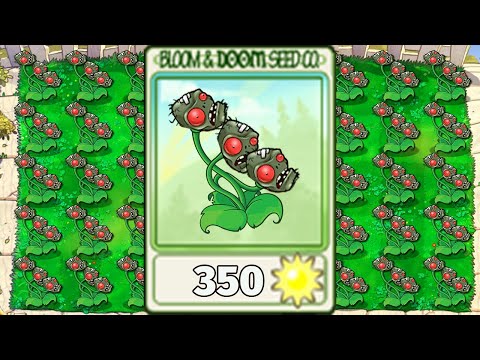 PvZ NEW Plant - 100% THREEPEATER ZomPlants - Plants vs Zombies Mod ZomPlants vs Zombotany
