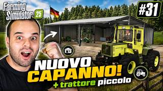 Trattore Usato Mercedes Piccolino e Capanno Sul Terreno Erba - #31 Farming Simulator 25 Deutschland