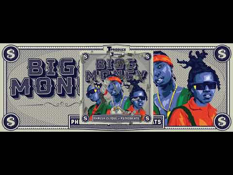 PsykoBeats & Phresh Clique - BIGG MONEY (Audio Visualizer)