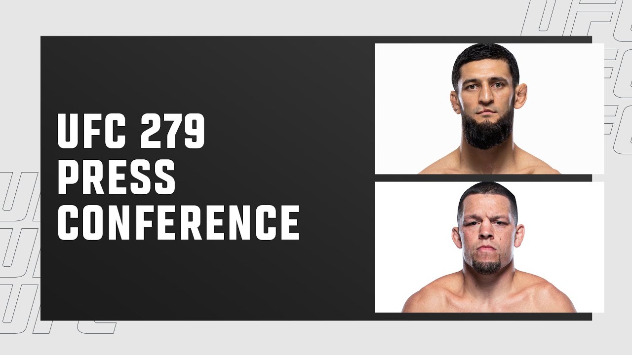 UFC 279 Chimaev vs Diaz pre-fight press conference (video)