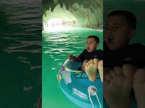 Entrando na cachoeira em caldas novas! Radical e muito legal! #caldasnovasgo #goiás