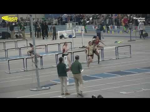 Girls 55m Hurdles  Prelims 3   New England Champs