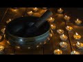 Tibetan Sleep Music Black Screen, Bowl Meditation for Sleep | Cleans The Aura And Space