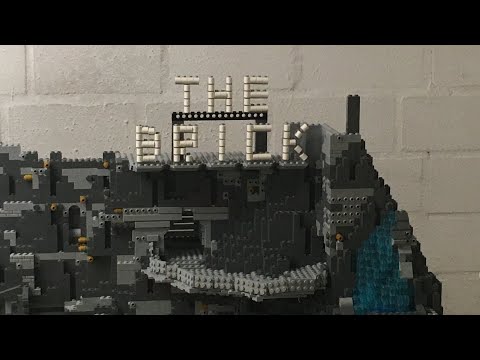 Stadt Update (43) am Lego Berg entsteht ein  (The Brick) Schriftzug aus Lego Steinen!