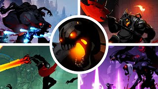 Shadow Knight: Deathly Adventure RPG - All Bosses [1080p]