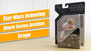 Grogu Black Series Archive 6" Figure - Star Wars Unboxing