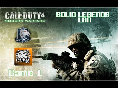 CoD4 ProMod Solid Legends LAN - Wester Wolves vs ANEXIS (Grand Final Game 1)