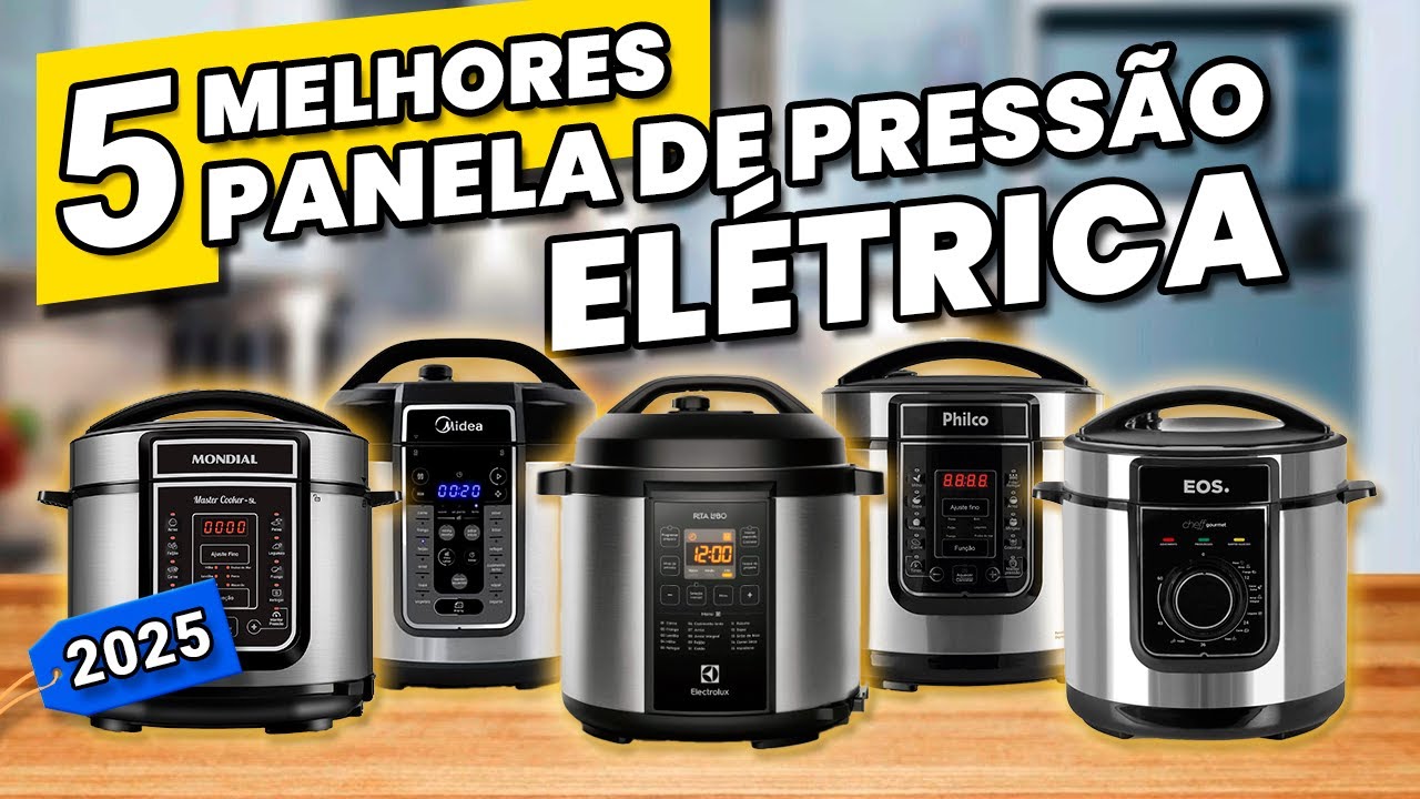 As 5 MELHORES: PANELA DE PRESSÃO ELÉTRICA em 2024!✅ (Melhores Panelas de Pressão)