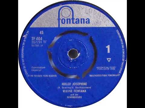 UK New Entry 1963 (146) Wayne Fontana & The Mindbenders - Hello! Josephine