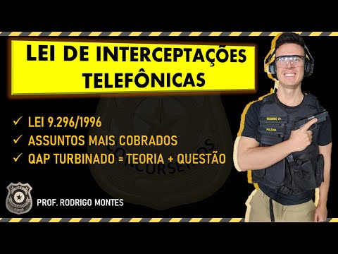 Qap Turbinado 2021 - Lei de Interceptações Telefônicas - 9.296/1996