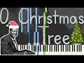 Oscar Peterson - O Christmas Tree 1995 (Slow Jazz Piano Synthesia) by @MidiTools