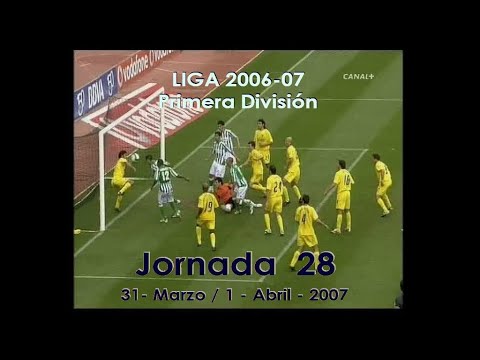 Goles Liga 2006-2007 Primera División Jornada 28