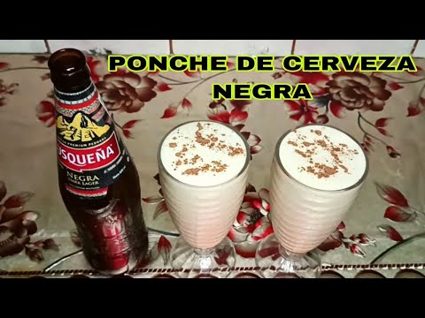 🔴 LA RECETA SECRETA DE PONCHE DE CERVEZA NEGRA 🍺 QUE TODOS AMAN - RECETA PERUANA 