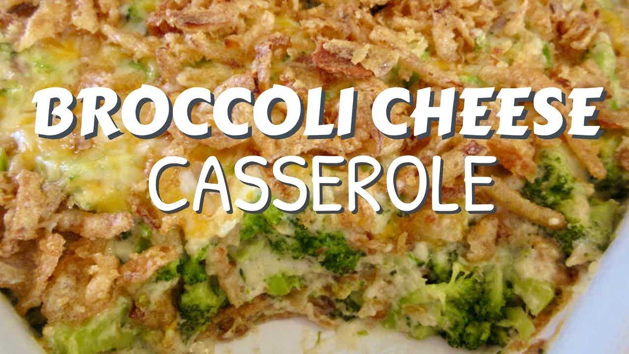 BROCCOLI CHEESE CASSEROLE | Makes 9