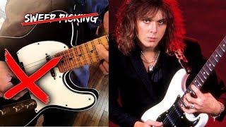 Yngwie Malmsteen: Why I DON&#39;T Like Sweep Picking