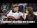 Sergei Bobrovsky recaps Panthers’ Game 1 win vs. Rangers: ‘Special’ to win at MSG | NHL on ESPN