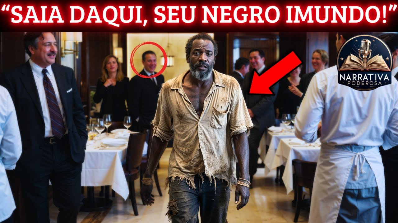 MILIONÁRIO NEGRO SE DISFARÇA DE MENDIGO E É HUMILHADO EM RESTAURANTE, MAS O FINAL É SURPREENDENTE...
