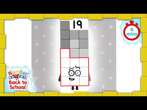 @Numberblocks- #BacktoSchool - Level Three | All the Best Nineteen Moments | FULL EPISODES