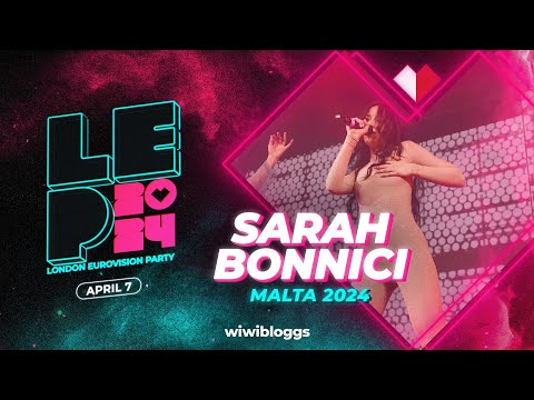 🇲🇹 Sarah Bonnici "Loop" (Malta 2024) - LIVE @ London Eurovision Party 2024