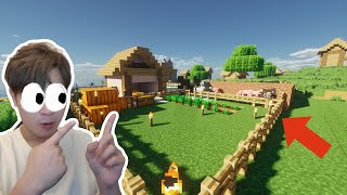 我改造了村民的家！順便建造了個小型牧場！溺尸請我吃月餅！《Minecraft 我的世界》#3