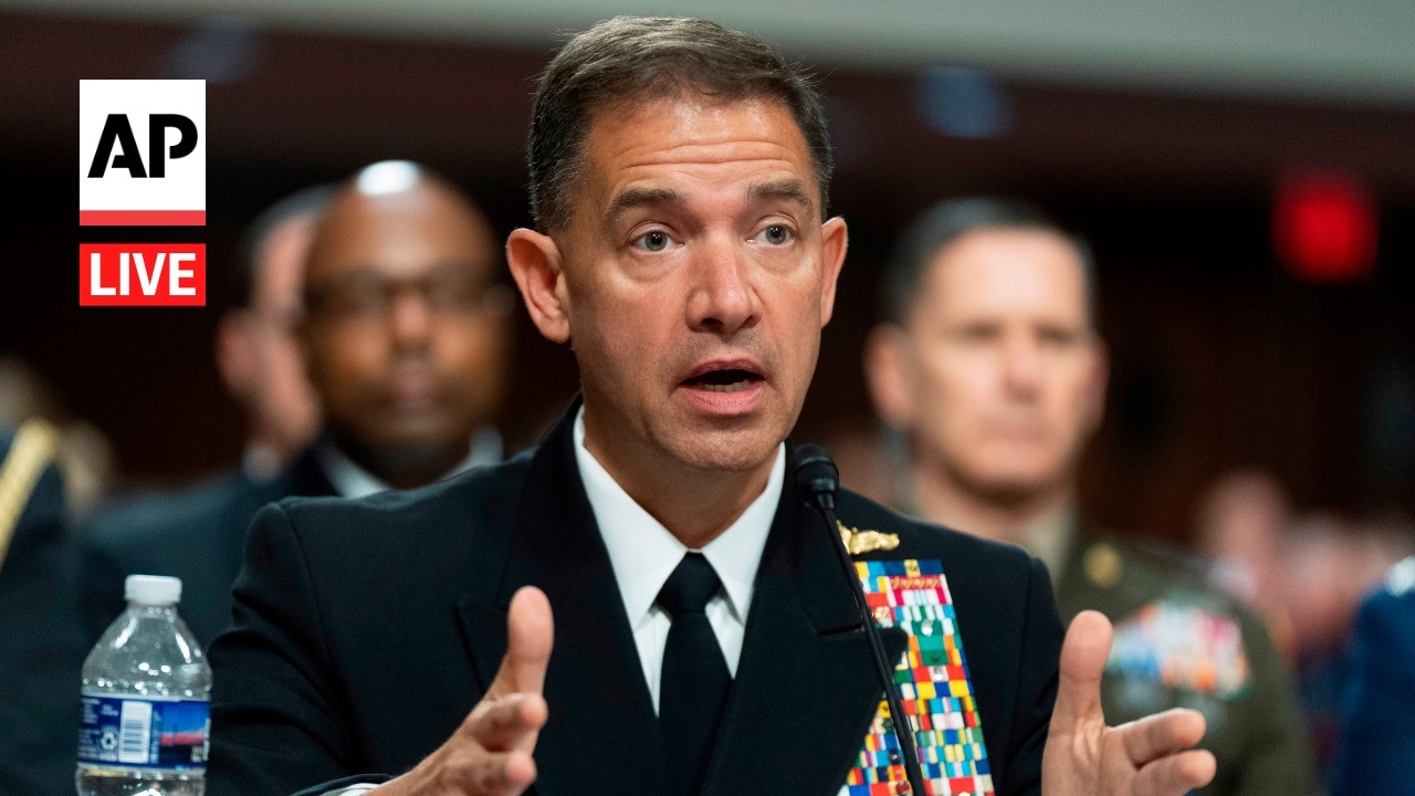 Video | LIVE: Adm. Brad Cooper testifies before Senate committee on Iran war