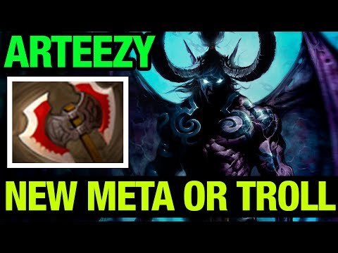 THIS IS A NEW META OR TROLL BUILD ? - ARTEEZY TERROBLADE BATTLEFURY - Dota 2