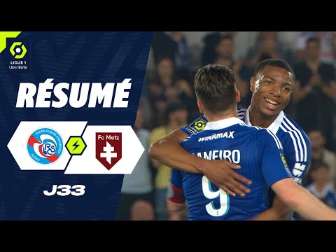 RC STRASBOURG ALSACE - FC METZ (2 - 1) - Highlights - (RCSA - FCM) / 2023-2024