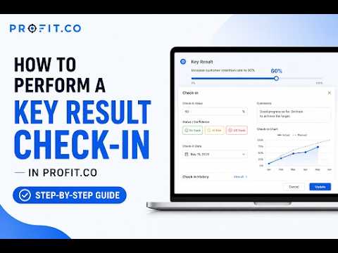 How do I check-in my key result?