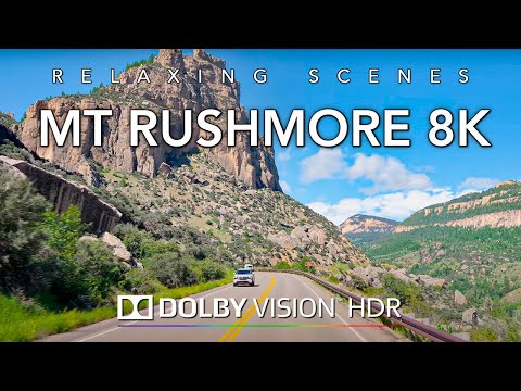 Driving to Mt Rushmore 8K Dolby Vision HDR
