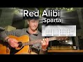 Simple Breakdown of Red Alibi (Guitar Tab Tutorial)