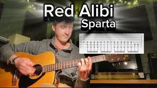 Simple Breakdown of Red Alibi (Guitar Tab Tutorial)