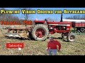 Farmall 756 Plowing Virgin Ground for Soybeans