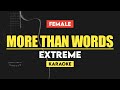 More Than Words - Extreme (Karaoke with Lyrics) Female Key