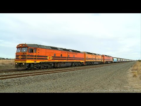 7AK1 GWA Grain Train To Geelong - PoathTV Australian Railways