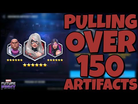 PULLING OVER 150 ARTIFACTS | MARVEL FUTURE FIGHT
