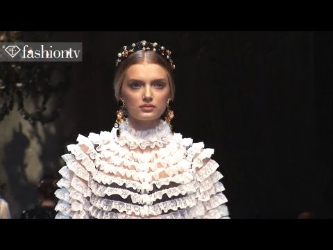 Dolce & Gabanna Fall 2012 Full Show ft Toni Garrn + Bianca Balti at Milan Fashion Week | FashionTV