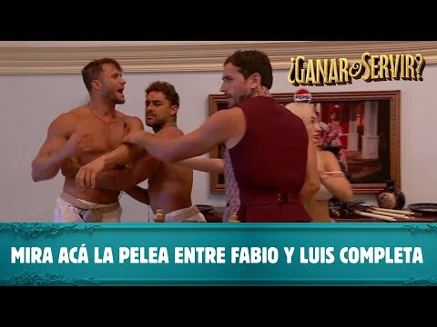Pelea de Fabio y Mateucci completa | ¿Ganar o Servir? | Canal 13