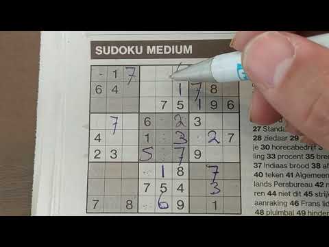 An instruction for solving this Medium Sudoku puzzle (with a PDF file) 05-28-2019